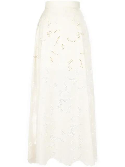 embroidered maxi skirt by ELIE SAAB