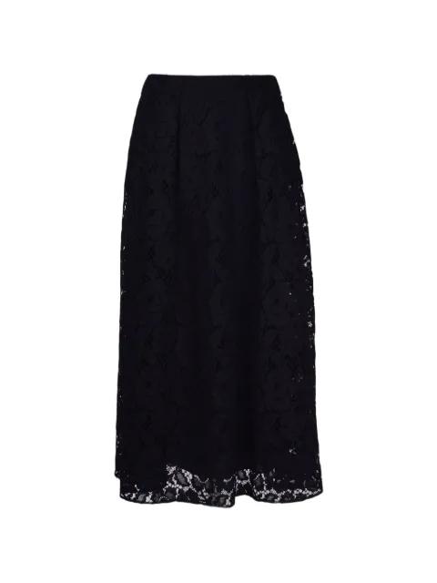 floral-embroidered midi skirt by ELIE SAAB