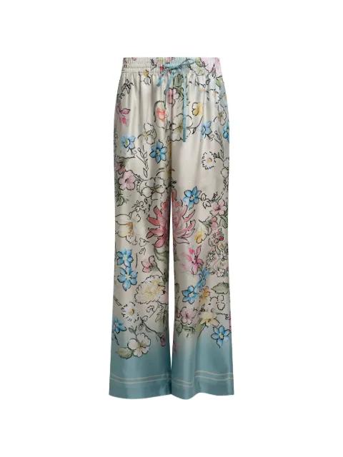 floral-print palazzo pants by ELIE SAAB