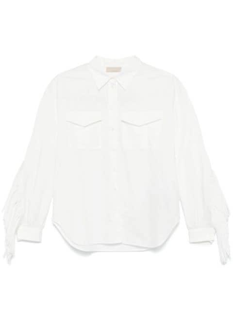fringe-detailed shirt by ELIE SAAB