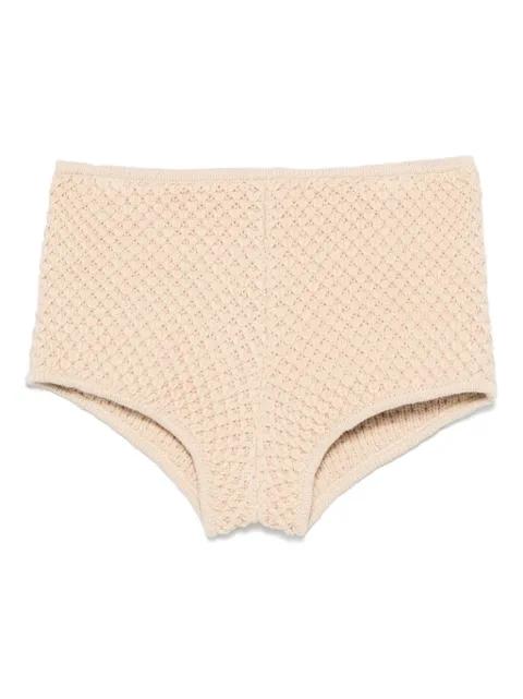 jersey mini shorts by ELIE SAAB