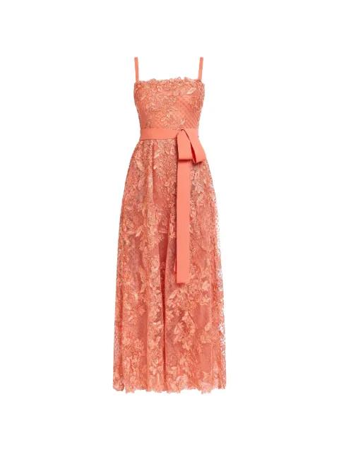 lace-embroidered tulle dress by ELIE SAAB