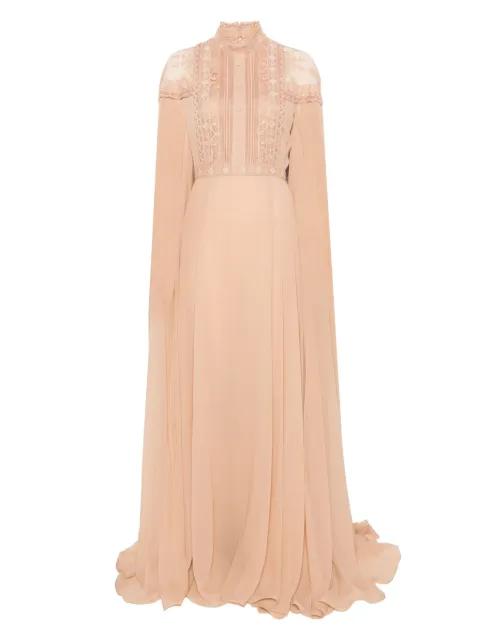 lace-trim gown by ELIE SAAB