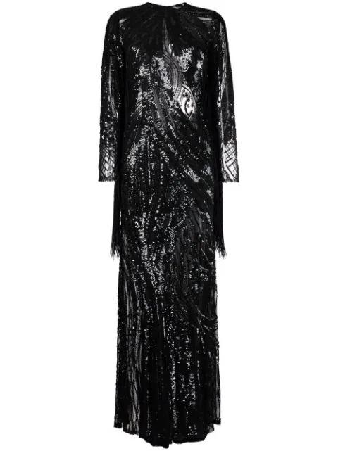 long bead-embellished gown by ELIE SAAB