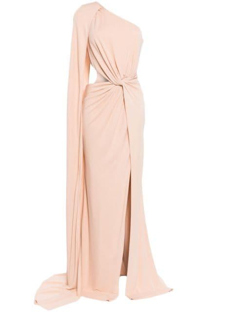one-shoulder jersey gown by ELIE SAAB