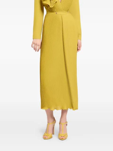 pleated chiffon skirt by ELIE SAAB