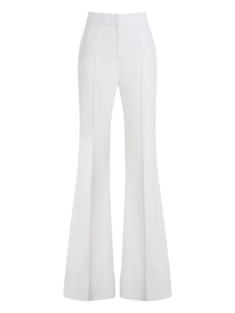 pleated-front flared pants by ELIE SAAB