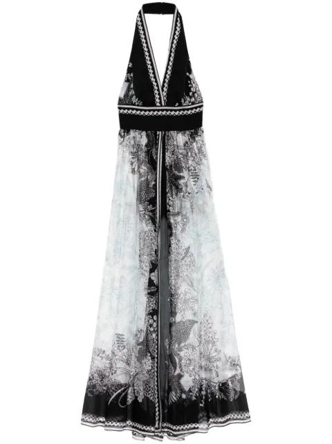 printed chiffon dress by ELIE SAAB