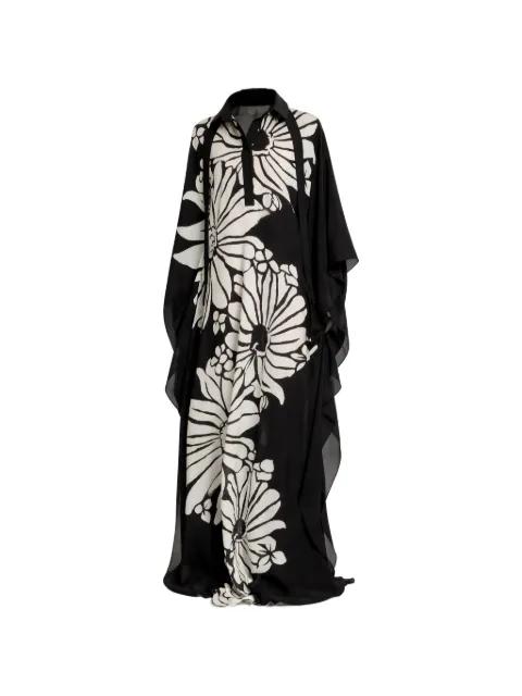 printed silk kaftan by ELIE SAAB