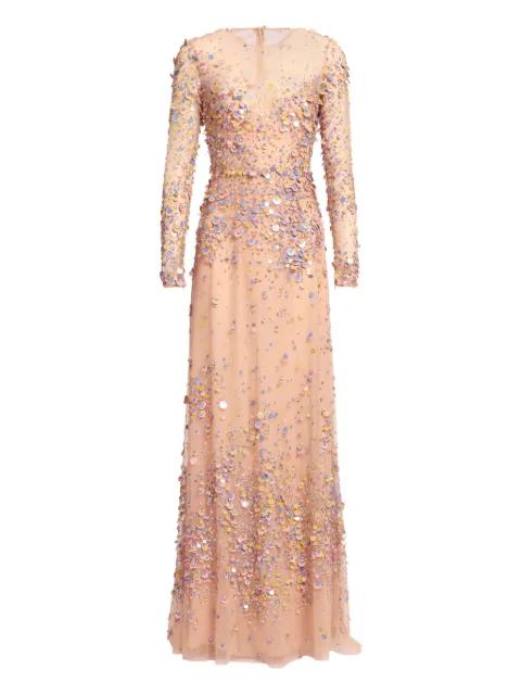 sequin-embellished maxi dress by ELIE SAAB