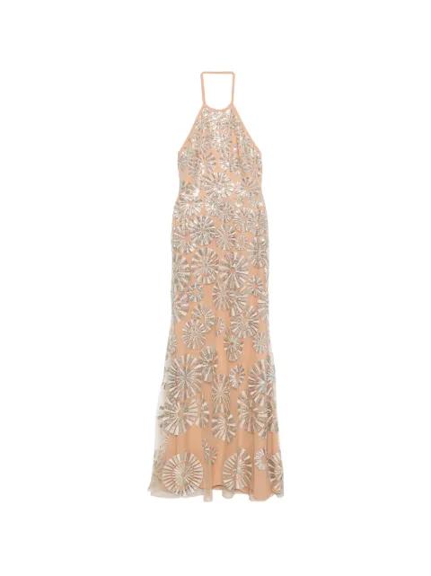sequin embellished maxi dress by ELIE SAAB