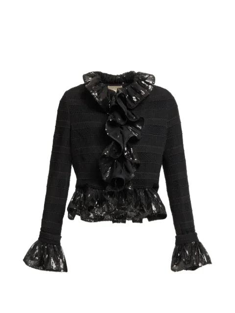 sequin-embellishment jacket by ELIE SAAB