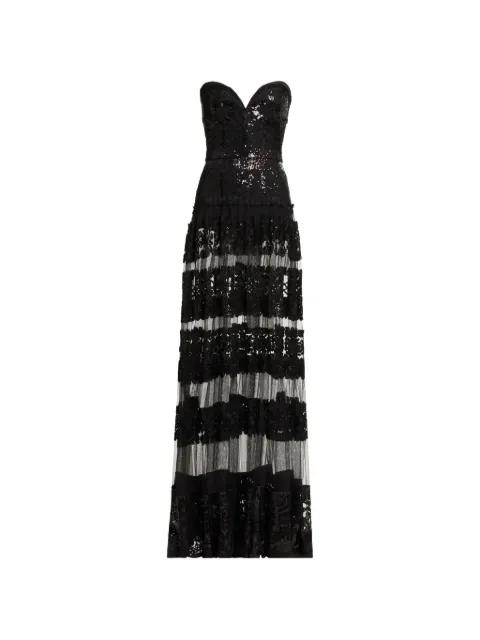 sequin-embellishment maxi dress by ELIE SAAB