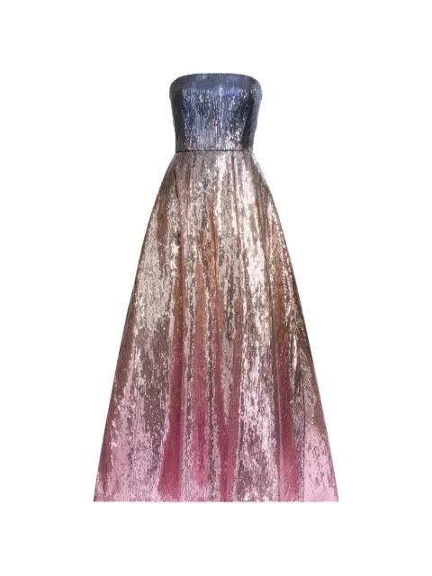 sequin-embellishment maxi dress by ELIE SAAB