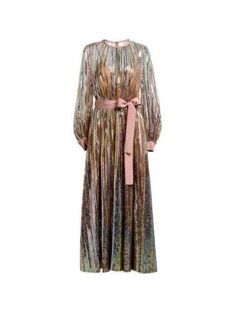 sequin-embroidered tulle dress by ELIE SAAB