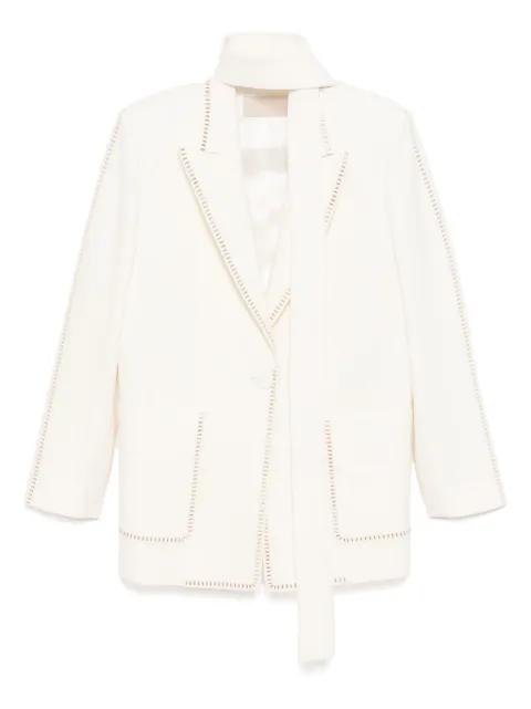 stud-embellished blazer by ELIE SAAB