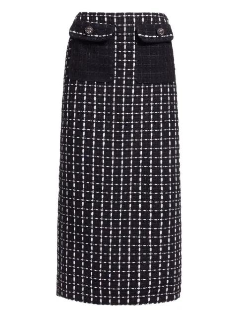 tweed midi skirt by ELIE SAAB