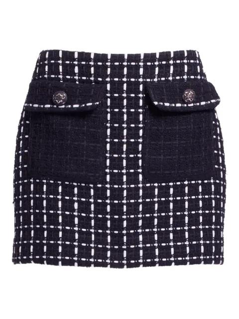 tweed pocket mini skirt by ELIE SAAB