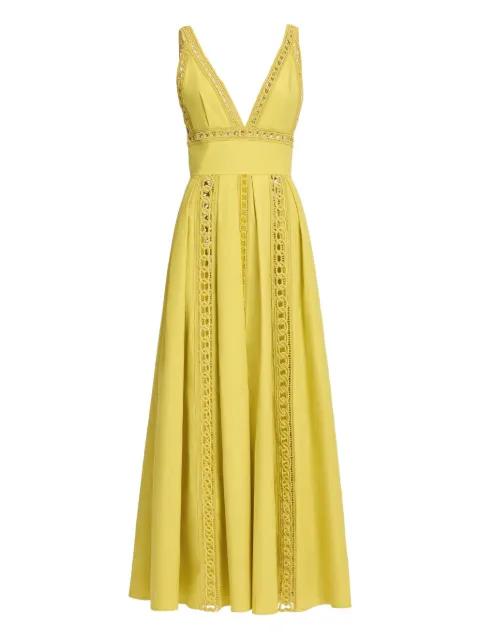 v-neck midi dress by ELIE SAAB