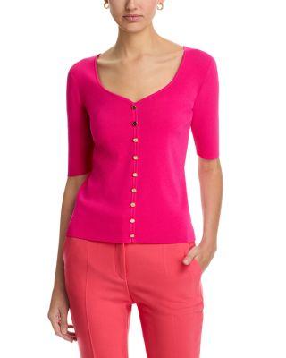 Jessica Sweetheart Sweater by ELIE TAHARI Jessica Sweetheart Sweater by ELIE TAHARI