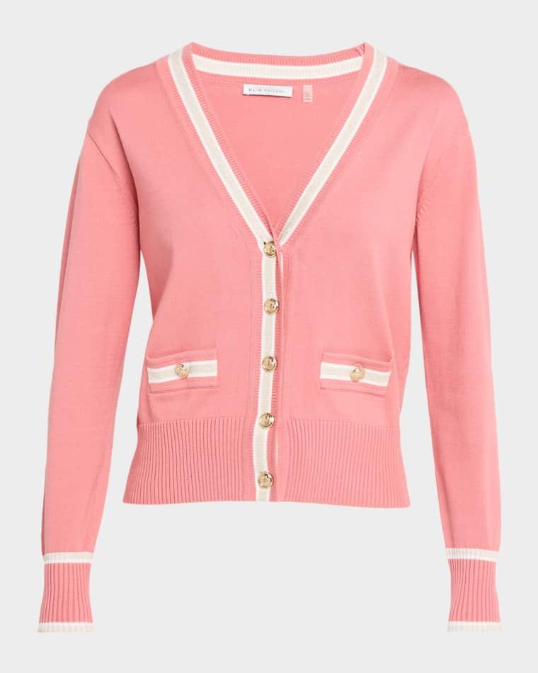 Kiva V-Neck Cardigan by ELIE TAHARI