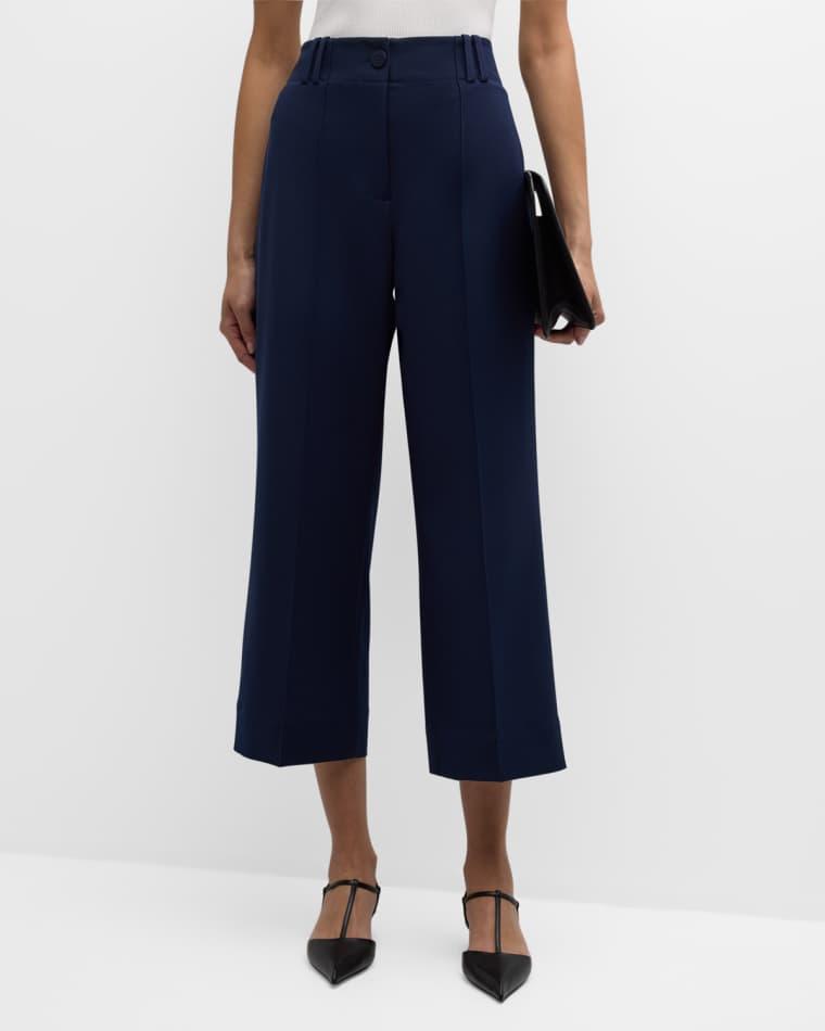 The Brigid Straight-Leg Culotte Pants by ELIE TAHARI