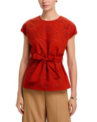 The Camila Lace Top by ELIE TAHARI