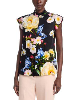 The Chloe Moon Flower Top by ELIE TAHARI