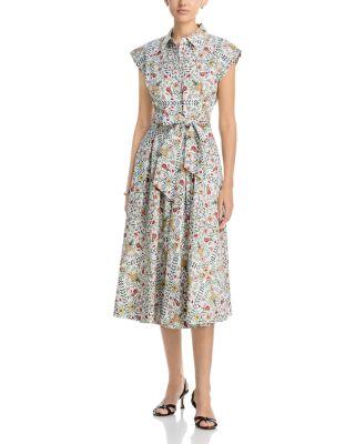 The Fran Folk Floral Dress by ELIE TAHARI