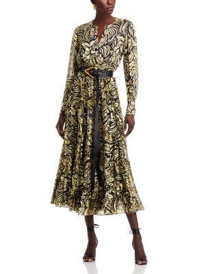 The Francesca Burnout Midi Dress by ELIE TAHARI