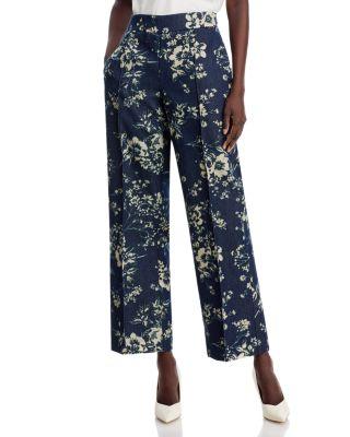 The Gabby Denim Burnout Pants by ELIE TAHARI