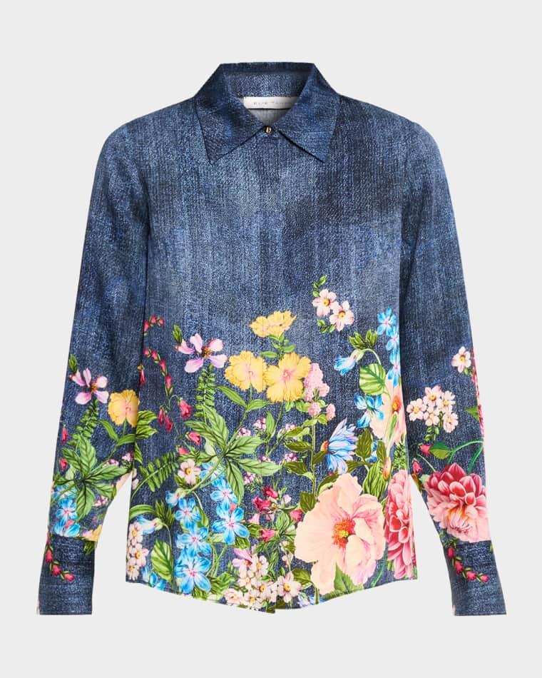 The Johanna Floral-Print Shirt by ELIE TAHARI