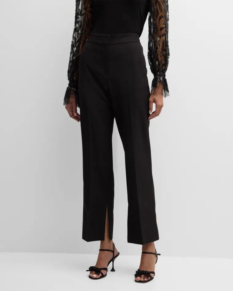 The Lexy Slit-Cuff Pants by ELIE TAHARI