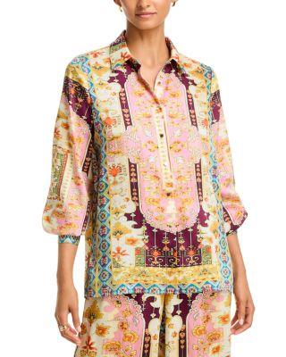 The Lior Baroque Blouse by ELIE TAHARI