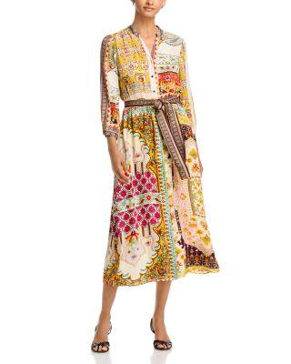 The Mila Baroque Print Dress by ELIE TAHARI