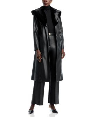 The Veda Faux Leather Coat by ELIE TAHARI