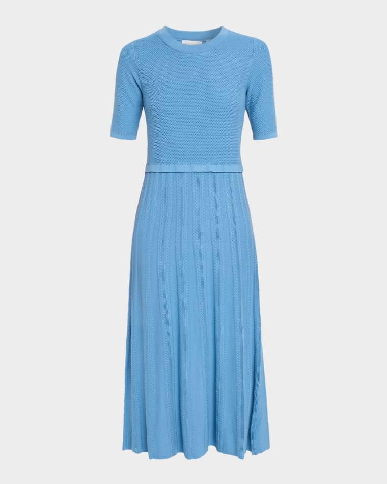 The Vesper Cable-Knit Midi Sweater Dress by ELIE TAHARI