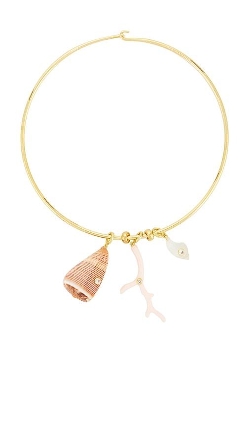 Eliou Briny Necklace in Metallic Gold by ELIOU