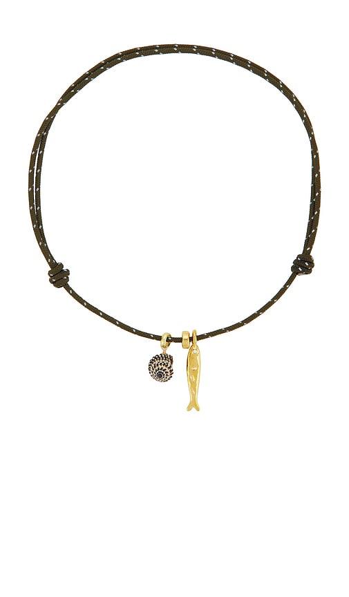 Eliou Corvo Necklace in Army by ELIOU