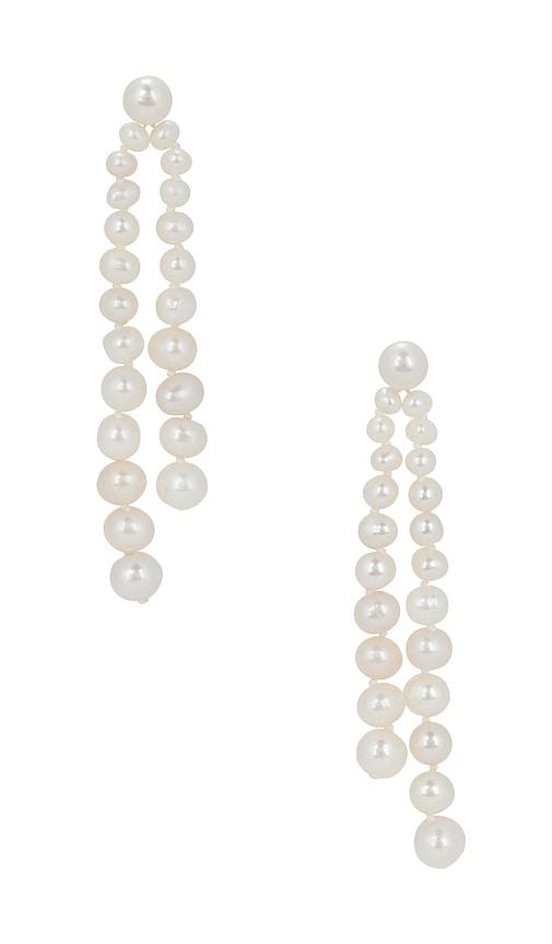 Eliou Gianna Earrings in Ivory by ELIOU