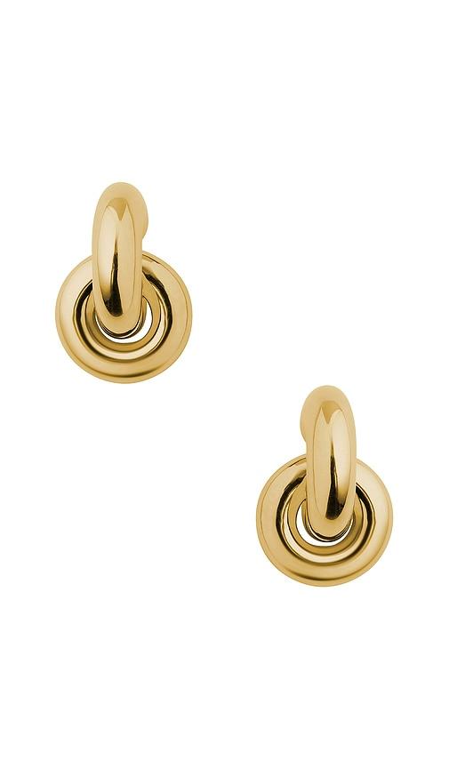 Eliou Khaia Earrings in Metallic Gold by ELIOU