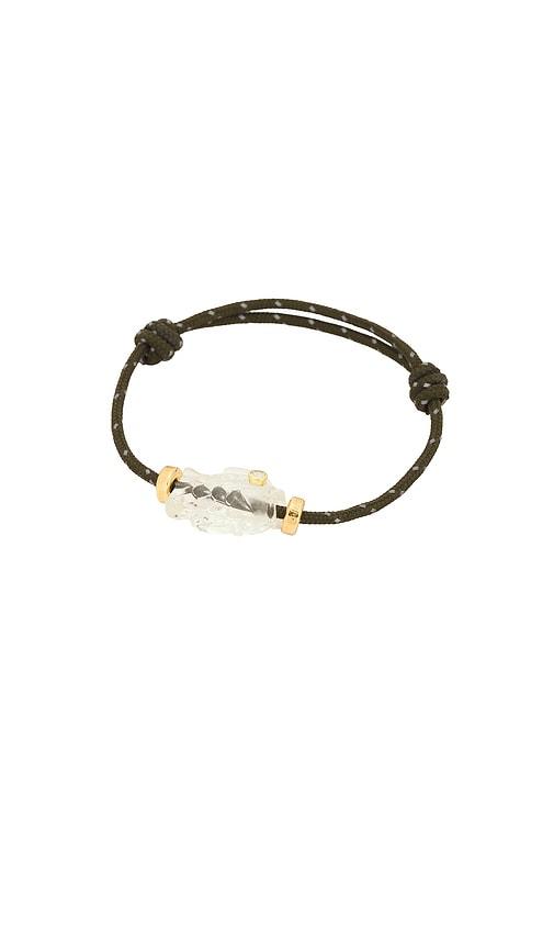 Eliou Mazu Bracelet in Metallic Gold,Green by ELIOU