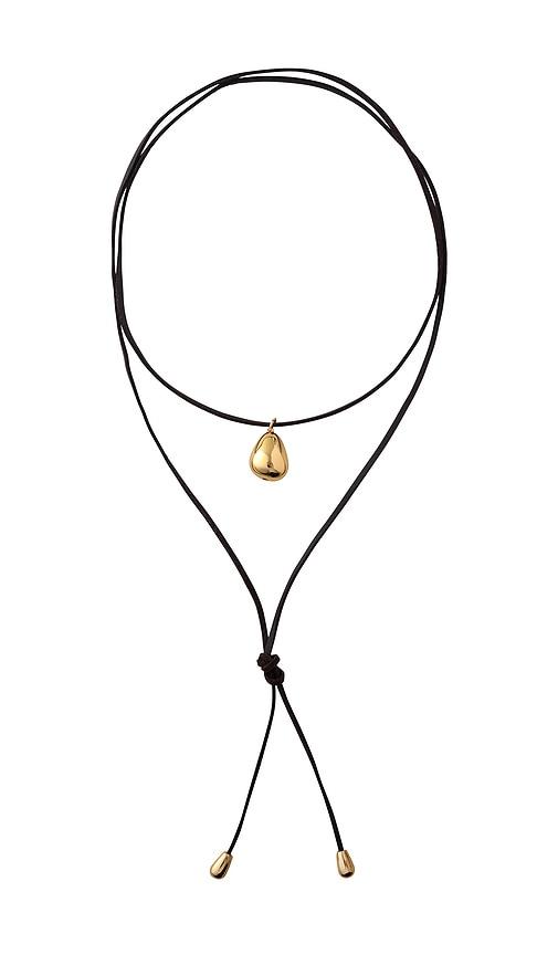 Eliou Nitta Wrap Necklace in Black by ELIOU