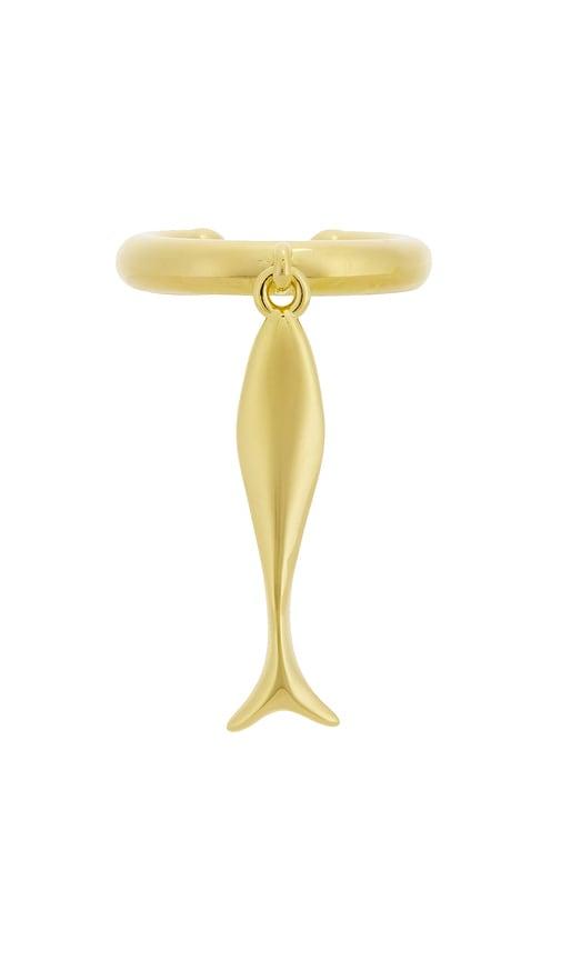Eliou Sardine Earcuff in Metallic Gold by ELIOU