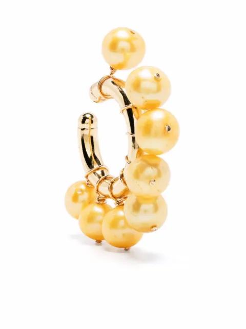Maia bead-embellished ear cuff by ELIOU