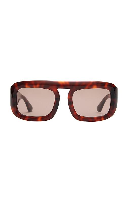Elisa Johnson Aries Sunglasses in Brown by ELISA JOHNSON