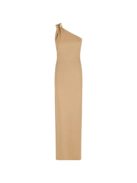 Milano one-shoulder hardware-detail dress by ELISABETTA FRANCHI