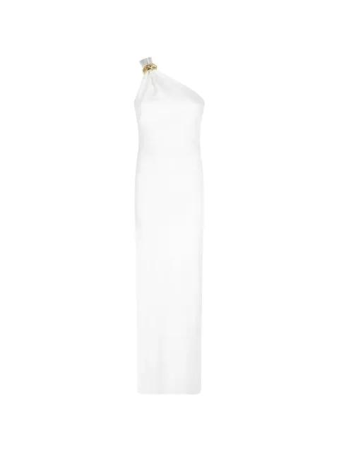 Milano one-shoulder hardware-detail dress by ELISABETTA FRANCHI