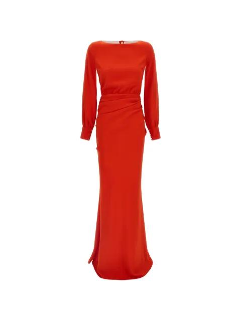 Red Carpet padded maxi dress by ELISABETTA FRANCHI