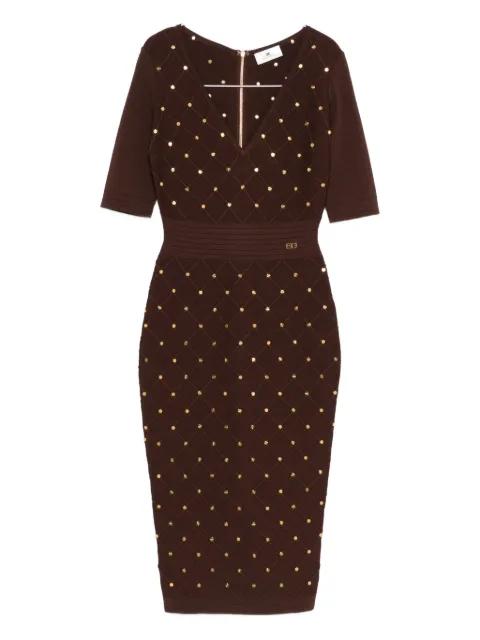 V-neck embellished dress by ELISABETTA FRANCHI